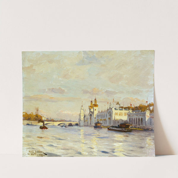 Vue de l'Exposition Universelle de 1889 by Henri Saintin