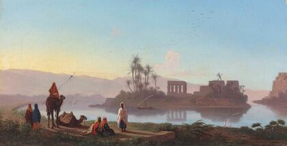 Vue de L’Ile de Philae, Nubie