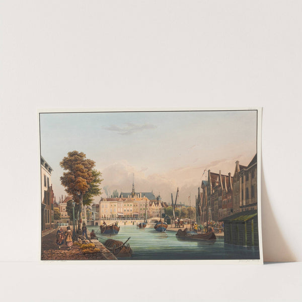 Vue de l’interieur de la ville de Leyden by Johann Ludwig Bleuler