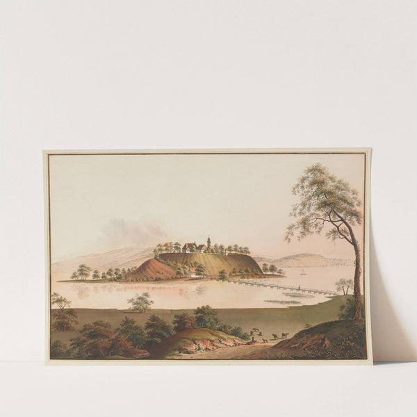 Vûe de l’Isle de Meinau by Johann Heinrich Bleuler