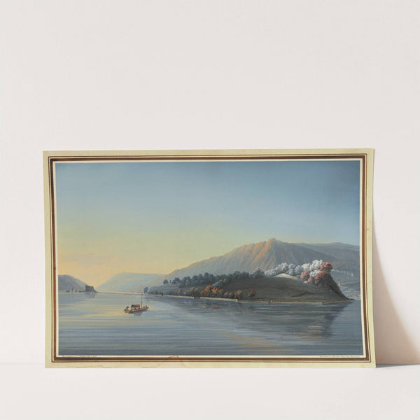 Vue de l’Isle de St. Pierre sur le Lac de Bienne by Johann Joseph Hartmann