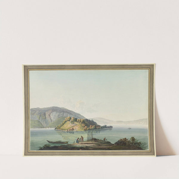 Vue de l’Isle St. Pierre sur le Lac de Bienne by Johann Joseph Hartmann