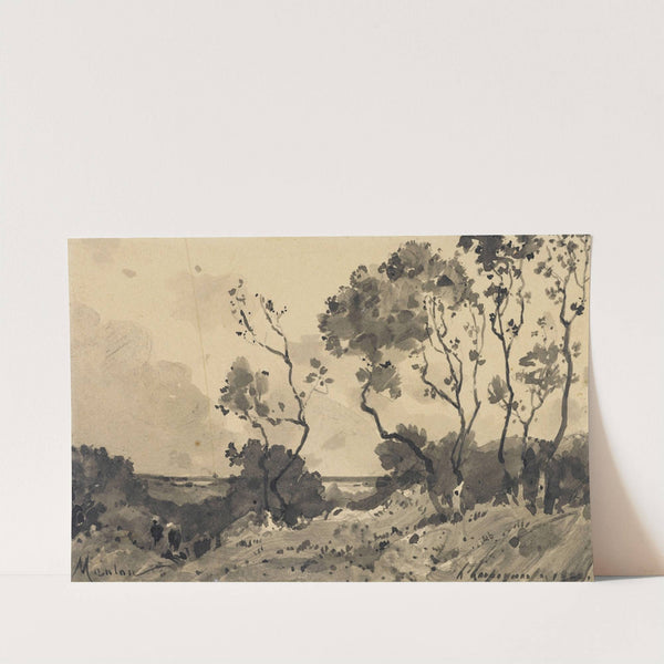 Vue de Menton (1900) by Henri-Joseph Harpignies