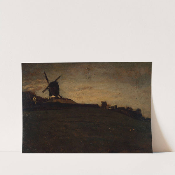 Vue de Montmartre by Eugène Lavieill