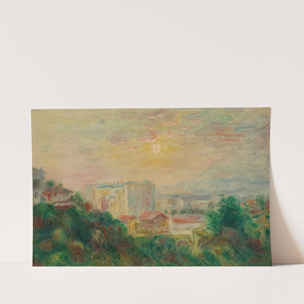 Vue De Montmartre by Pierre-Auguste Renoir