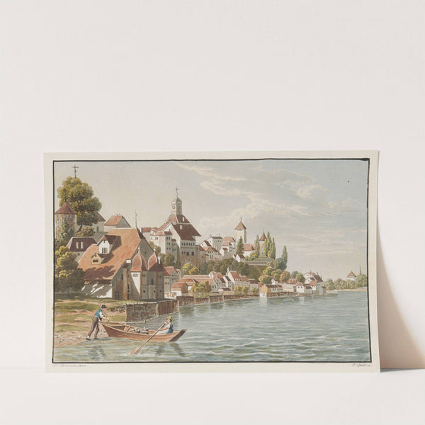 Vue de Morat by Jean Henri Baumann