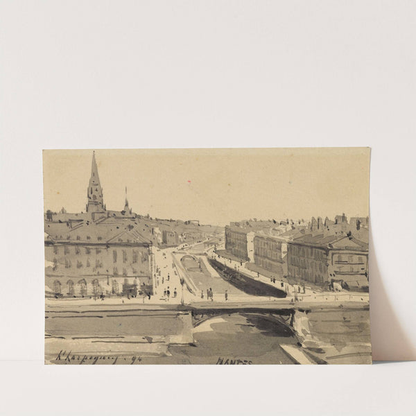 Vue de Nantes (1894) by Henri-Joseph Harpignies