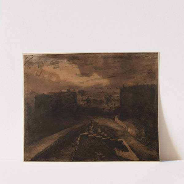 Vue de Paris (1850) by Victor Hugo