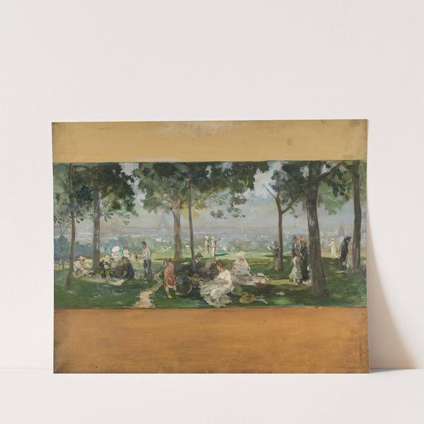 Vue de Paris depuis Vanves by Paul Léon Felix Schmitt