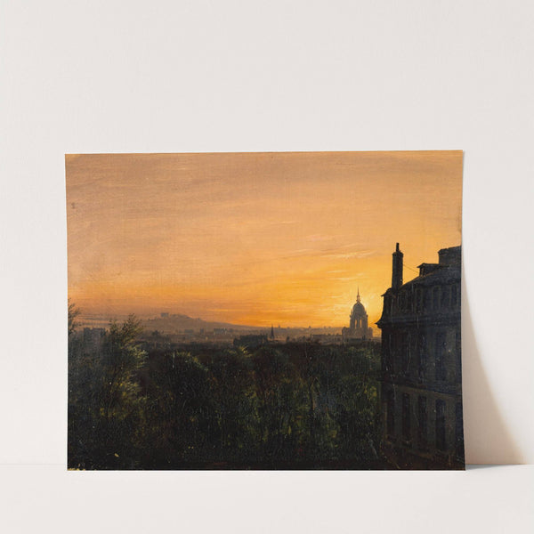 Vue de Paris, prise de Montparnasse by François-Edme Ricois