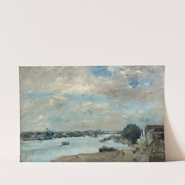 Vue de Paris, Quai de la Rapée, Bercy by Albert Lebourg