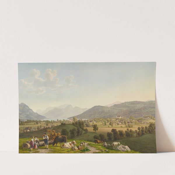 Vue de Sarnen by Johann Jakob Biedermann