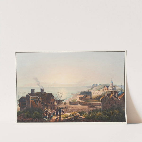 Vue de Scheweningen vers les Bains de Mer by Johann Ludwig Bleuler