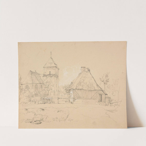 Vue de Touques by Jacques-Raymond Brascassat