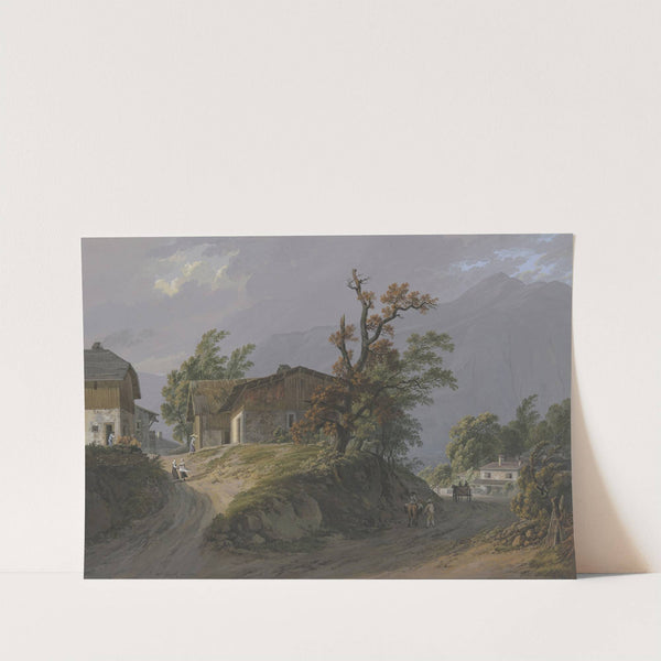 Vue de Viû en Salas et du Môle by Jean-Antoine Linck