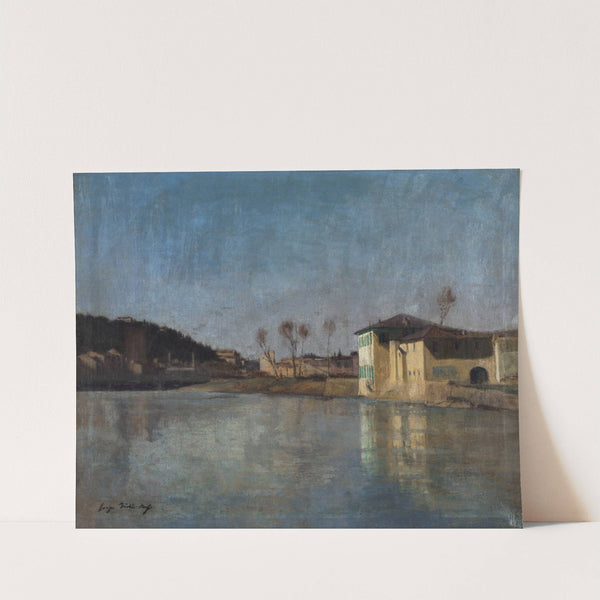 Vue des environs de Florence by Georges Hugo