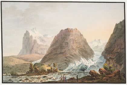 Vûe des Glacieres de Grindelwald
