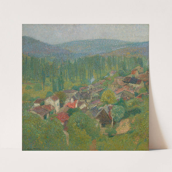 Vue des toits de Labastide-du-Vert en été (circa 1930) by Henri Martin