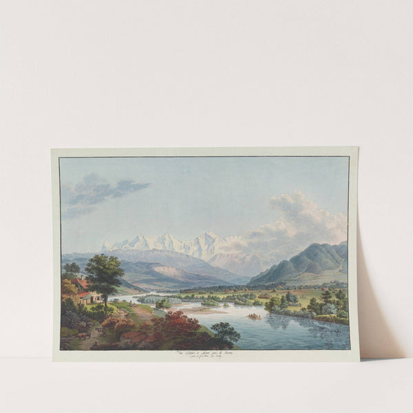 Vûe dessinée à Mouri prés de Berne by Johann Ludwig Aberli