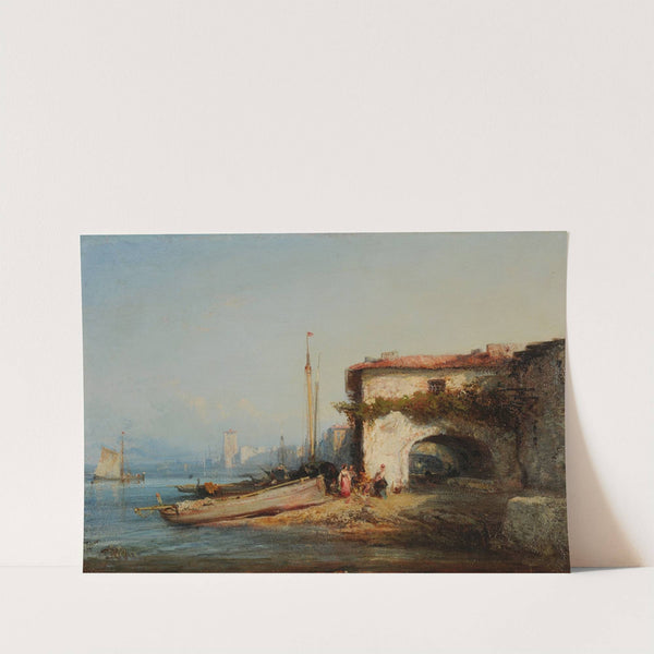 Vue d’Italie by Félix Ziem