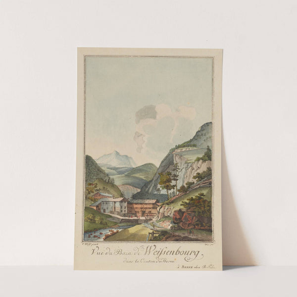 Vuë du Bain de Weissenbourg dans le Canton de Berne (1915-1945) by Caspar Leontius Wyss