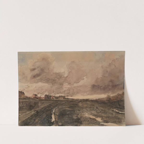 Vue du boulevard de Lorraine, 17ème arrondissement, avenue de la porte Pouchet limite du territoire de Clichy by Francis Garat