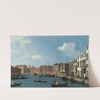 Vue du canal de Santa Chiara, à Venise by Canaletto