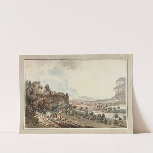 Vuë du Chateau d’Aigle by Johann Karl Müllener