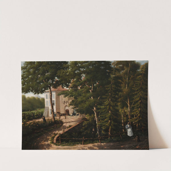 Vue du château d’Aulteribe (1915-1945) by Arthur Onslow