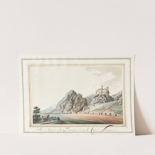 Vue du Chateau de Falkenstein dans le Canton Soleure (1915-1945) by Caspar Wolf