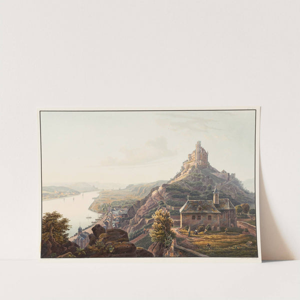 Vue du château de Marksbourg vers Braubach by Johann Ludwig Bleuler