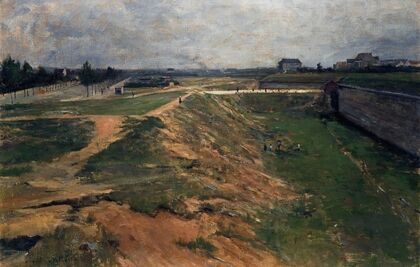 Vue du fort de Vanves.
