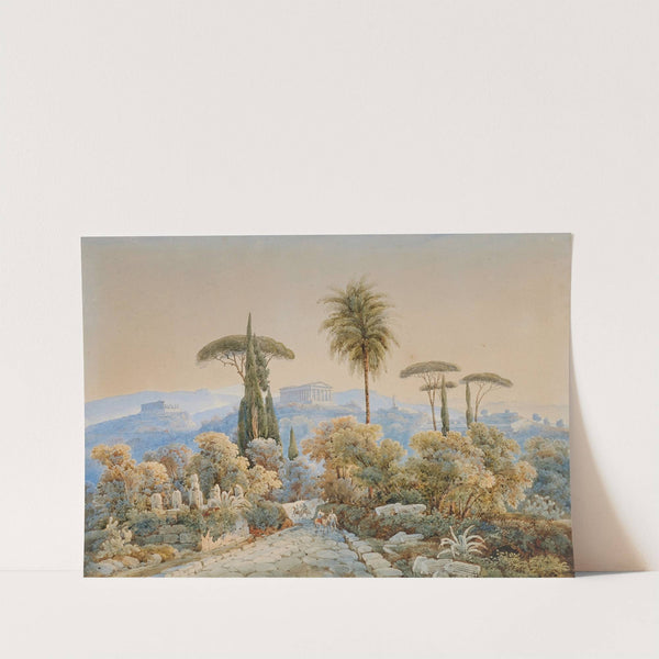 Vue du Forum Romain by Johann Jakob Wolfensberger