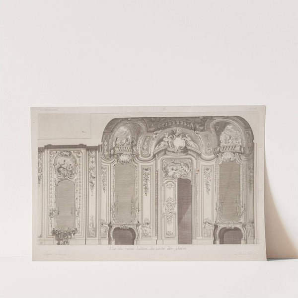 Vue du même sallon du costé des glaces (1875-1890) by André-Charles Boulle
