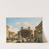 Vue du Panthéon à Rome by Giuseppe Canella