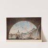 Vue du Pont Neuf et de la Samaritaine prise sous une arche du Pont au Change (1779) by Victor-Jean Nicolle