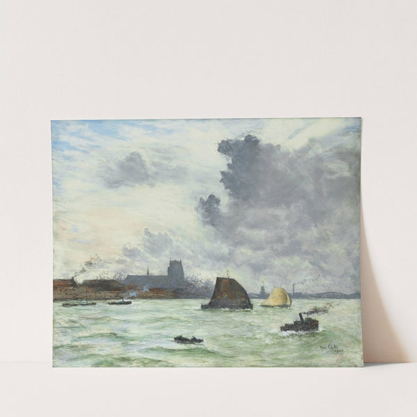 Vue du Port de Dordrecht by Siebe Johannes Ten Cate