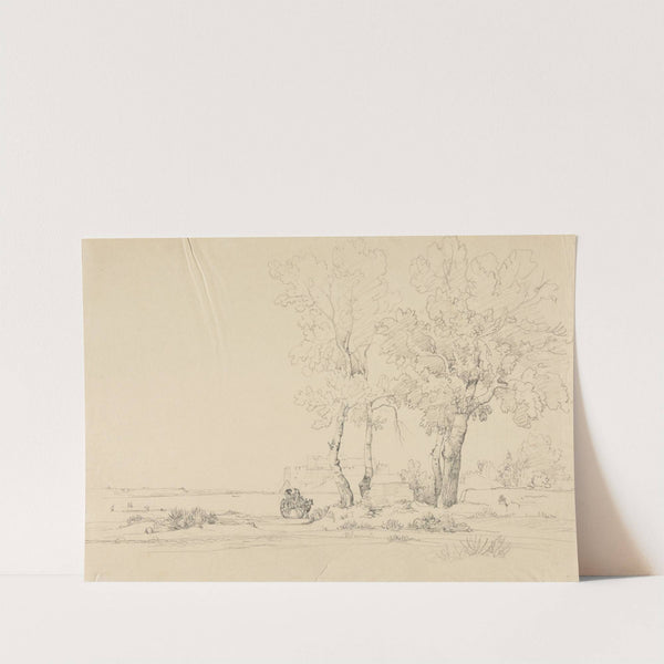 Vue d'un fort en bord de mer by Jacques-Raymond Brascassat