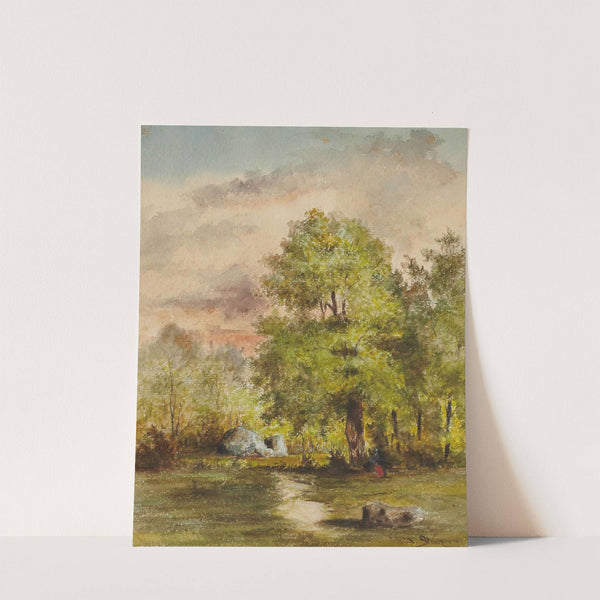 Vue d'une clairière by Narcisse-Virgile Diaz de La Peña