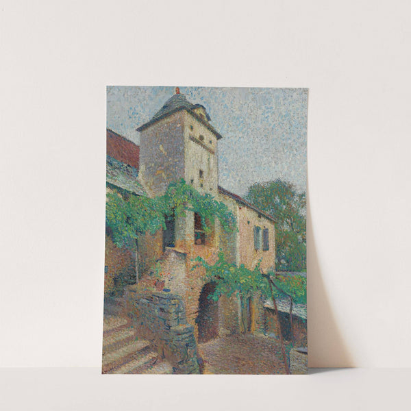 Vue D’une Ferme Avec Un Pigeonnier (circa 1930) by Henri Martin