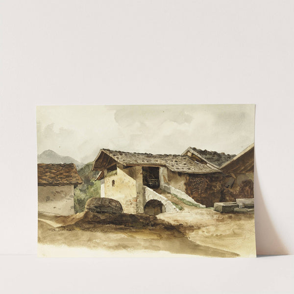 Vue d’une ferme by René Marjolin