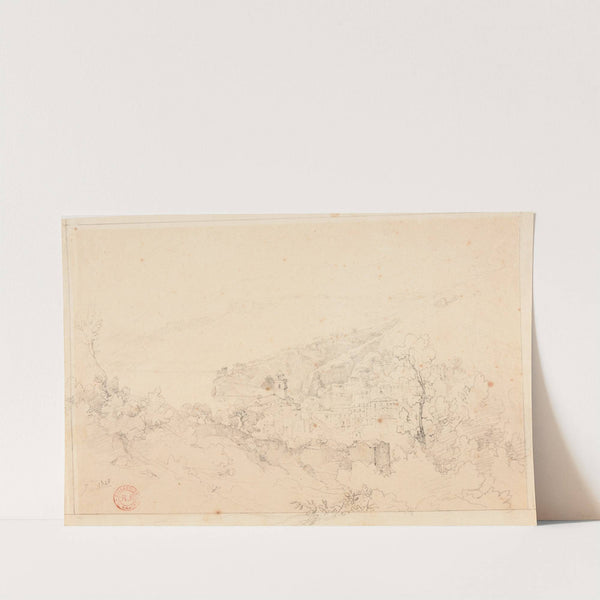 Vue d'une ville indéterminée by Jacques-Raymond Brascassat