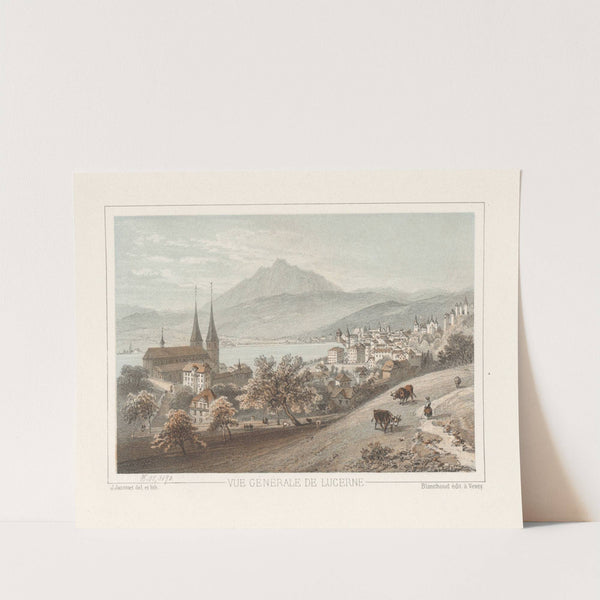 Vue générale de Lucerne by Jean Jacottet