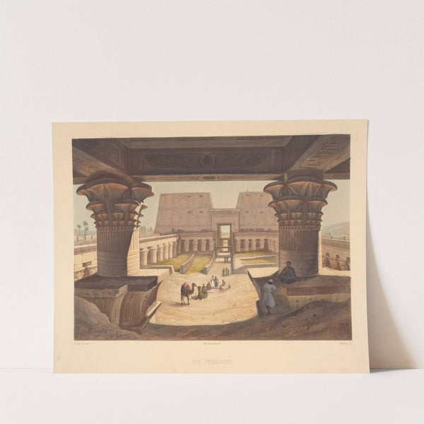 Vue interieure (Interior view) (1839) by Hector Horeau