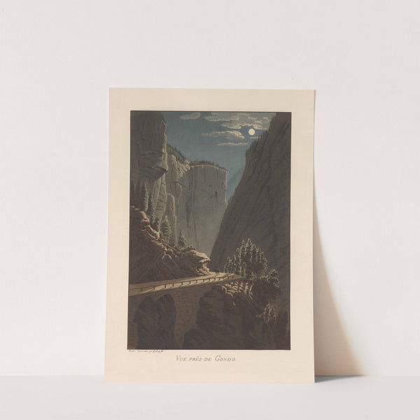 Vue près de Gondo (1915-1945) by Gabriel Lory the Younger