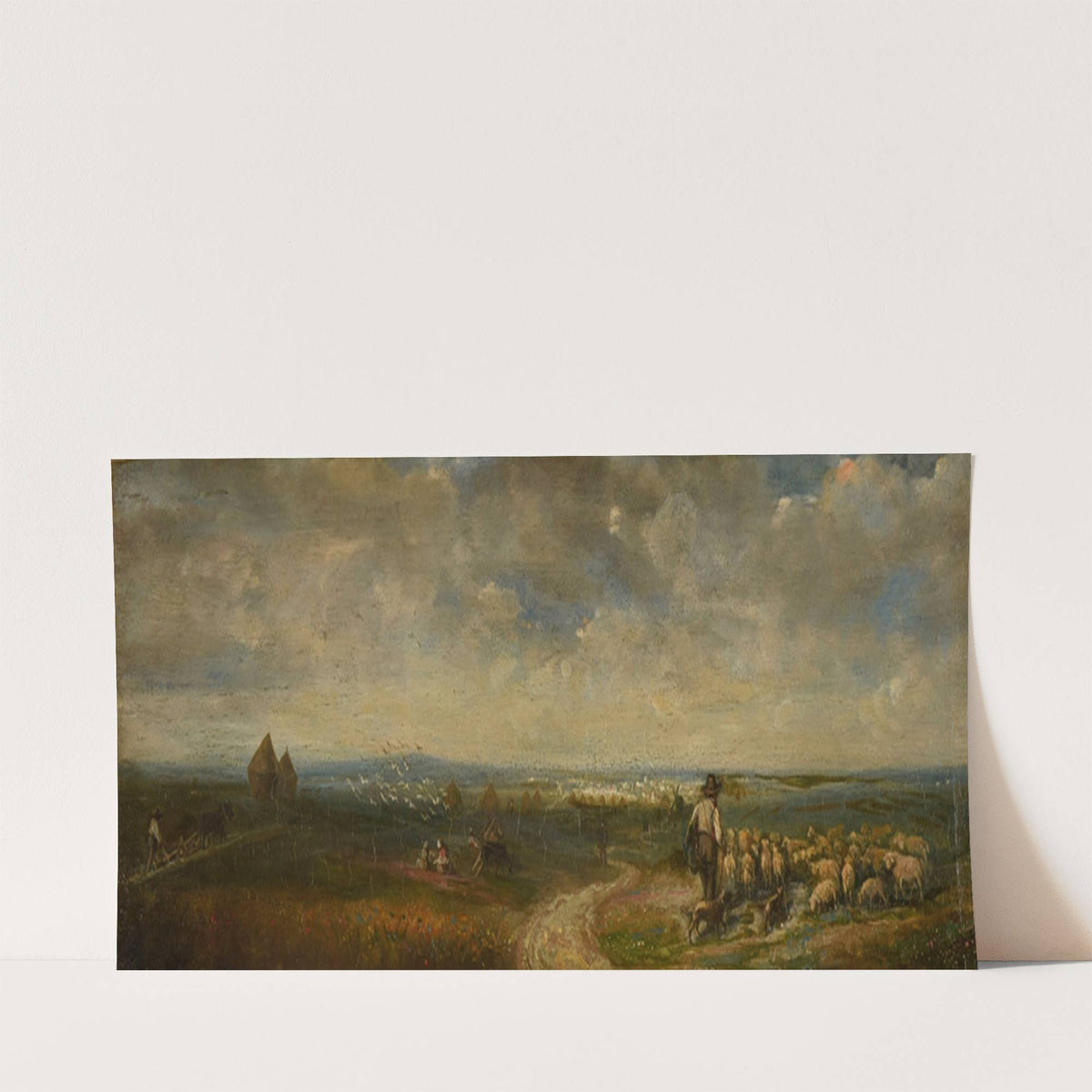 Vue prise aux environs de Bourgogne (1855) by Jean-Hubert Rève