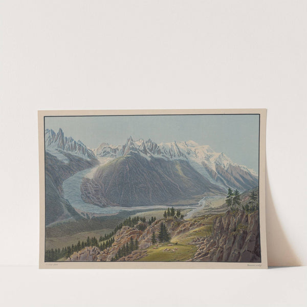 Vue prise de la Flégère (1915-1945) by Gabriel Lory the older