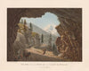 Vue prise de la sortie de la Galerie de Schalbet, du côté de l’Italie (1915-1945)