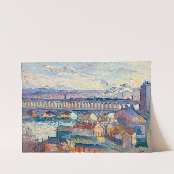 Vue Sur Le Viaduc D’auteuil (circa 1905-10) by Maximilien Luce