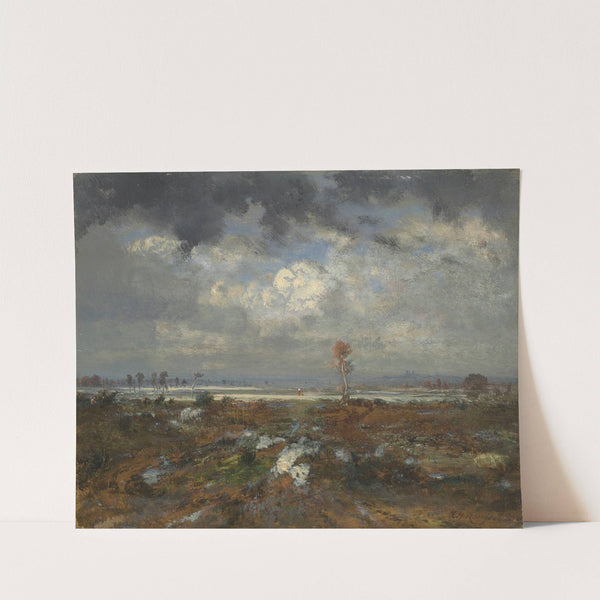 Vue Sur Les Collines De Montmartre by Théodore Rousseau